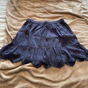 aerie blue skirt